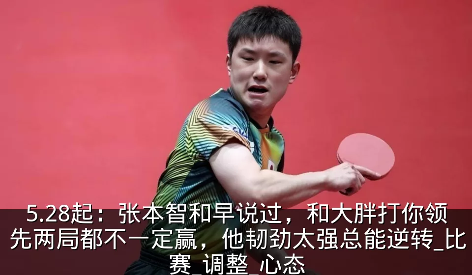 5.28起:张本智和早说过,和大胖打你领先两局都不一定赢,他韧劲太强总能逆转_比赛_调整_心态